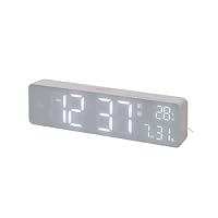 Amazon.co.jp: SLOWER [LEDデジタル時計] Wi-Fi接続で時刻を自動同期